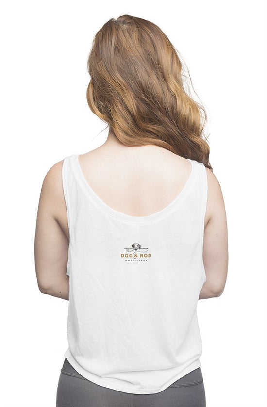 D&R ladies flowy tank